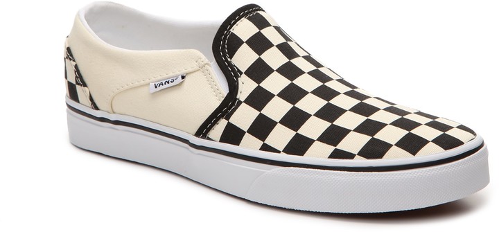 womens checkered vans sandals