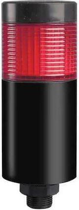 Dayton 26ZT33 Tower Light Assembly, Red, 24V AC/DC, 80 FPM, 56 mm Dia., Direct
