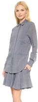 Thumbnail for your product : Derek Lam 10 Crosby Two Pocket Shirtdress