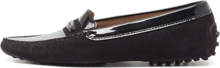 Tod's Vintage pre-owned Gommino patent-leather loafers