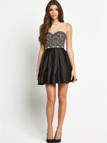 Thumbnail for your product : River Island Lashes of London Puff Print Prom Dress