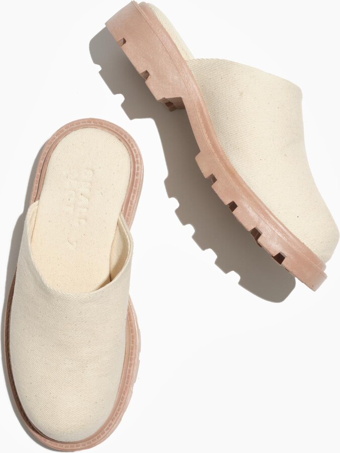 Madewell Small Lot Lug Sole Clog Shoe ShopStyle