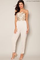 Thumbnail for your product : Lipsy Little Mistress Embellished Bandeau Jumpsuit