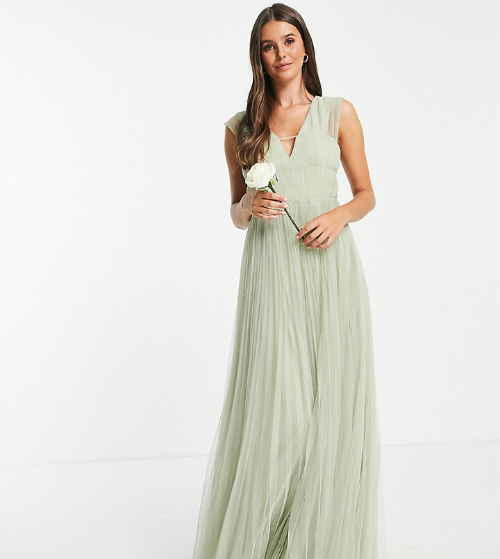 sage green maxi
