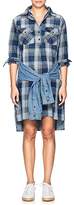 Thumbnail for your product : Current/Elliott WOMEN'S THE TWIST COTTON CHAMBRAY SHIRTDRESS