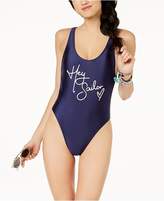 Thumbnail for your product : MinkPink Graphic Cheeky One-Piece High-Leg Swimsuit