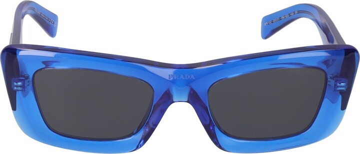 Prada Women's Blue Sunglasses | ShopStyle
