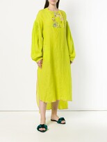 Thumbnail for your product : Natasha Zinko Shift Embroidered Midi Dress