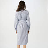 Thumbnail for your product : Maje Shirt dress with embroidered stripes