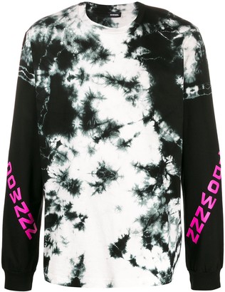 diesel tie dye shirt