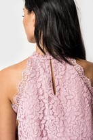 Thumbnail for your product : Gibson Lace Trim Sleeveless Top