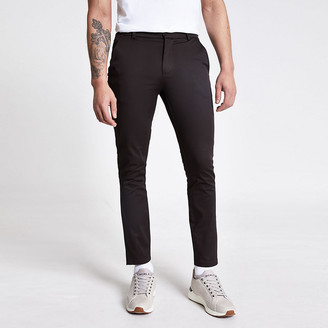 black skinny chinos mens