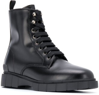 Car Shoe Leather Combat Boots