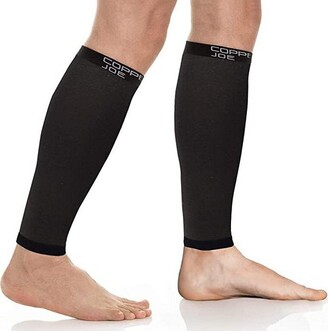 Copper Joe Calf Support Sleeves - Ultimate Copper for Legs Pain Relief-  Footless Socks for Fitness, Running, & Shin Splints - Large - ShopStyle