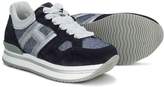Thumbnail for your product : Hogan logo colour block sneakers