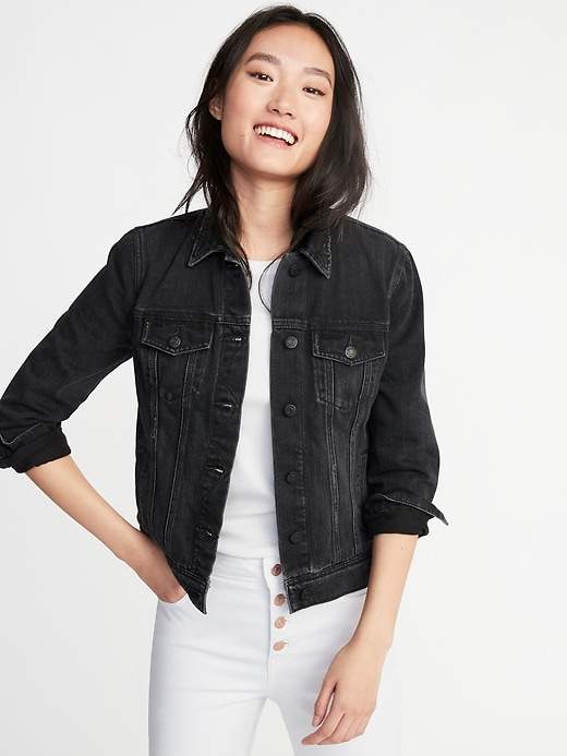 black denim jacket old navy