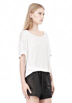 Thumbnail for your product : Alexander Wang Soft Melange Jersey Scoop Neck Tee