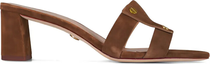 Veronica Beard Studded Heeled Sandals