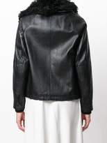 Thumbnail for your product : Saint Laurent fur-trim jacket