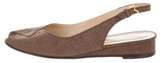 Thumbnail for your product : Bruno Magli Textured Slingback Flats