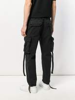 Thumbnail for your product : Palm Angels strap-detailed cargo pants
