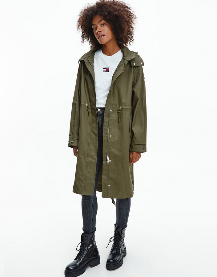 tommy jeans lined parka