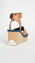 Thumbnail for your product : See by Chloe Mina Cork Wedge Sandals