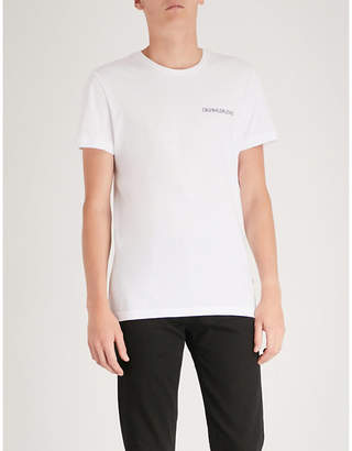 CK Calvin Klein Logo-print cotton-jersey T-shirt