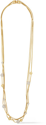 Noir Gold-tone Crystal Necklace
