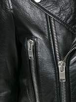 Thumbnail for your product : Saint Laurent vintage effect biker jacket