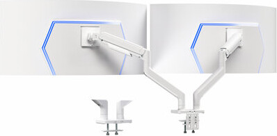 Vivo Tensions Spring Dual Ultra Wide Monitor Mount, Max 40" Computer Screens