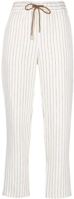 Max & Moi Pinstripe-Print Cord Trousers