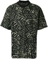 Thumbnail for your product : Kokon To Zai camouflage logo print T-shirt