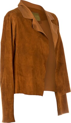 ZUT London - Suede Leather Classic Short Jacket - Brown