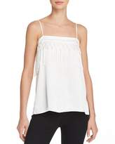 Thumbnail for your product : CAMI NYC Blain Fringed Silk Top
