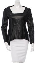 Thumbnail for your product : Sharon Wauchob Leather Long Sleeve Top w/ Tags