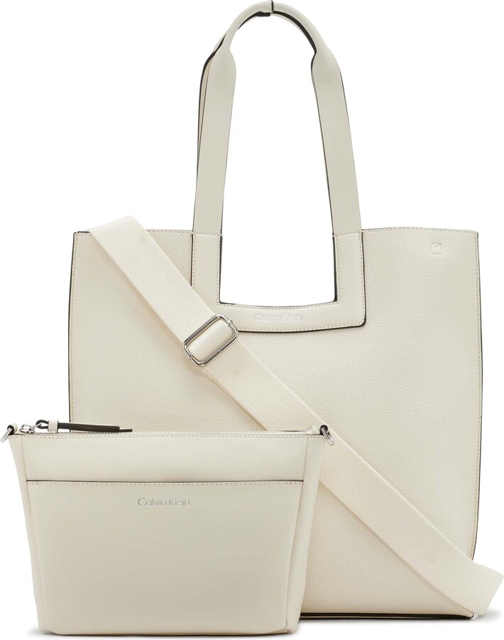Calvin Klein White Handbags | Shop the world's largest collection of  fashion | ShopStyle