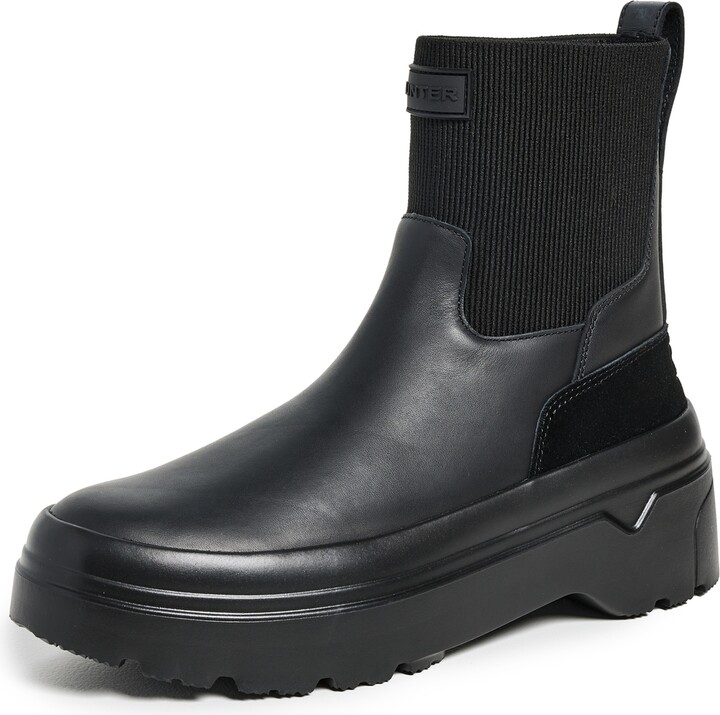 Hunter Explorer Chelsea Flatform Boots