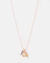 Thumbnail for your product : Palm Springs Mini with Golden Bead and Angel Wing Charm Necklace