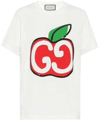Gucci GG sequined cotton T-shirt