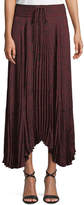 Thumbnail for your product : A.L.C. Maya Pleated Snake-Print Maxi Skirt