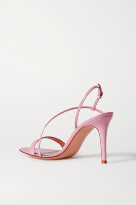Gianvito Rossi Manhattan 85 Patent-leather Sandals - Pink