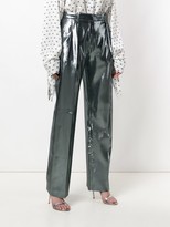 Thumbnail for your product : Alberta Ferretti High Waisted Straight Trousers