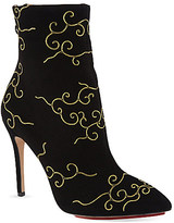 Thumbnail for your product : Charlotte Olympia Fantastical suede pumps Black