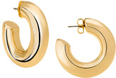 Thumbnail for your product : Janis Savitt Oprah's Favorite Yellow Gold Medium Hoop Earrings