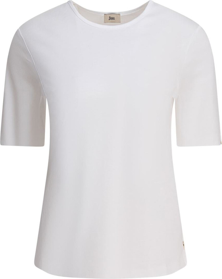 Herno Cotton T-Shirt With Buttons
