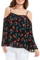 Thumbnail for your product : Vince Camuto Tropic Spritz Off the Shoulder Blouse (Regular & Petite)