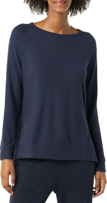 Daily Ritual Amazon Brand Women's Cozy Knit Open Crewneck Dorito Pullover -  ShopStyle
