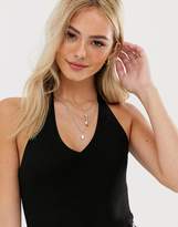 Thumbnail for your product : Pimkie halter neck singlet in black