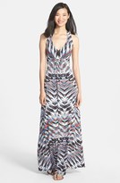 Thumbnail for your product : Jessica Simpson Print Jersey Halter Maxi Dress